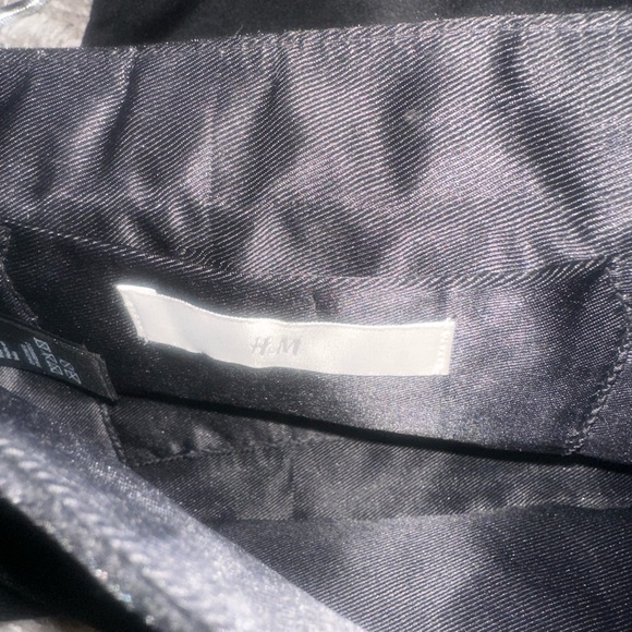 H&M Elegant Beaded Black and Silver Women's Bag clutch - Picture 3 of 4